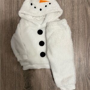 Snowman Hoodie and Pants Set 12-18 Months